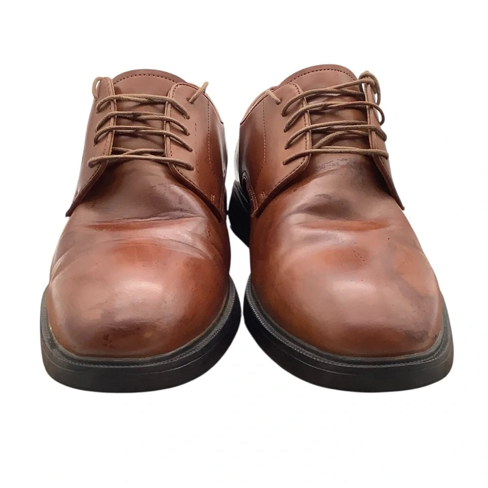 Bruno Marc Men's Brown Leather Dress‎ Shoes size 13